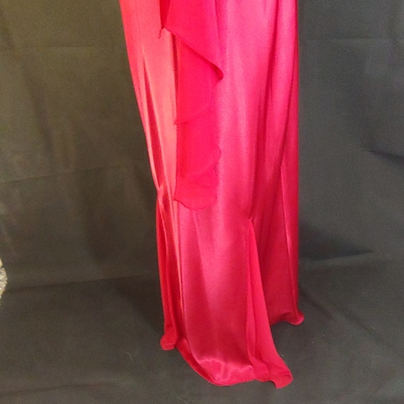 Nightway Red Spaghetti Strap Backless Gown size 12 - Picture 2 of 4
